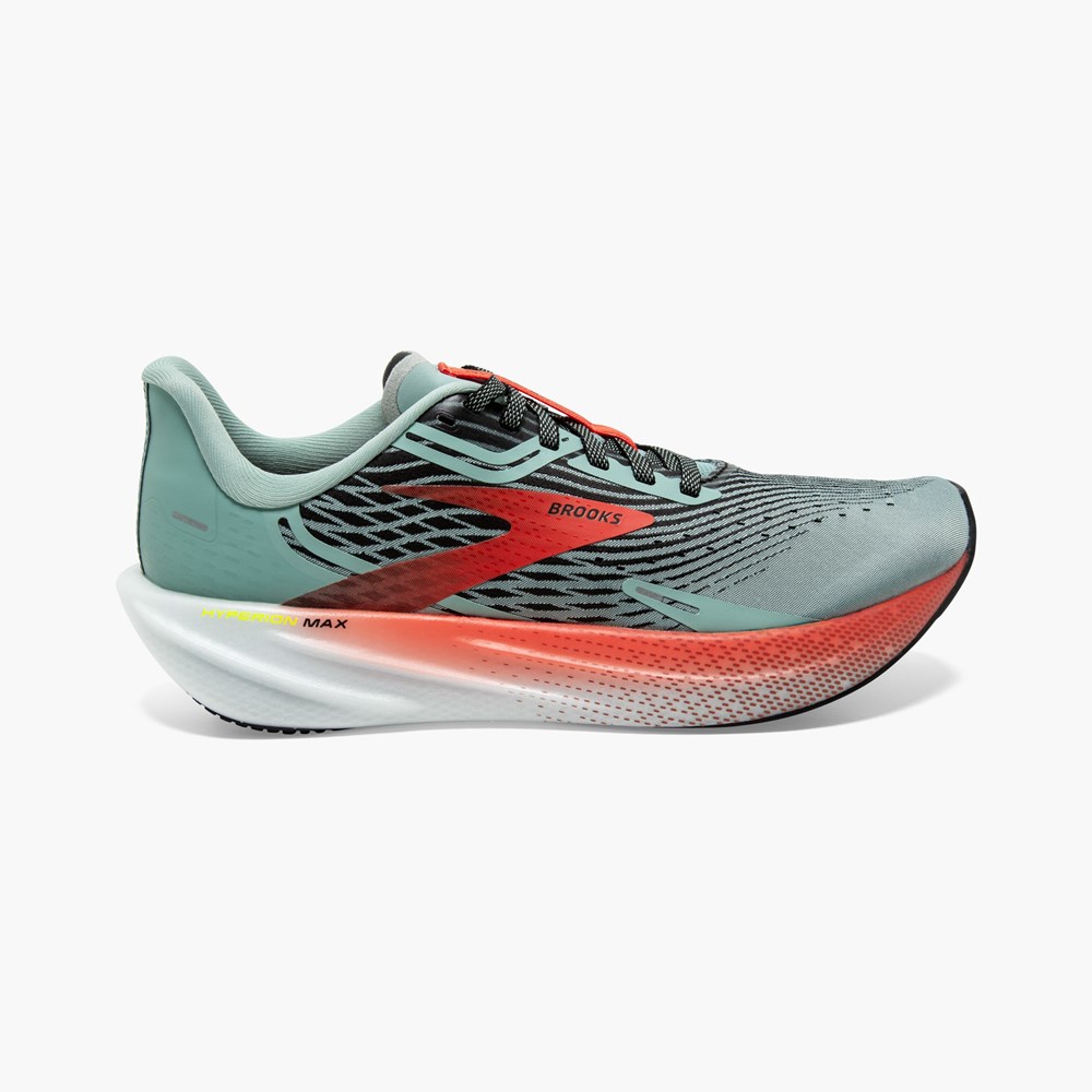 Chaussure d'Athlétisme Brooks Hyperion Max Bleu Marine Vert Clair Femme | WPO-9189146